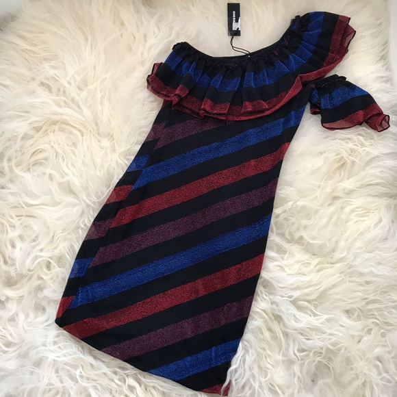 Diesel D-OLS Sparkle One Shoulder Dress - Picture 2 of 6